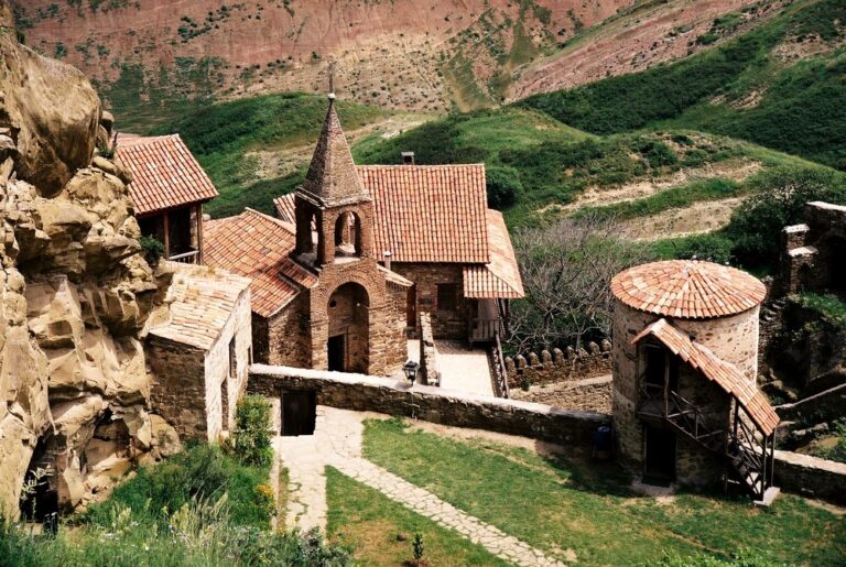 Kerk en kloostergebouwen van David Gareja in het zuidoosten van Georgië